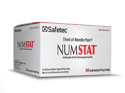 SOA NumStat® Antiseptic & Pain Relieving Prep Pad 50 ct.