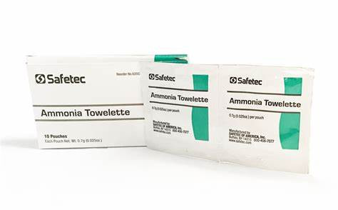 Ammonia Inhalent Towelette, 10 Each