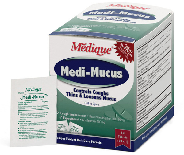 Medique Medi-Mucus Tablets 50/box
