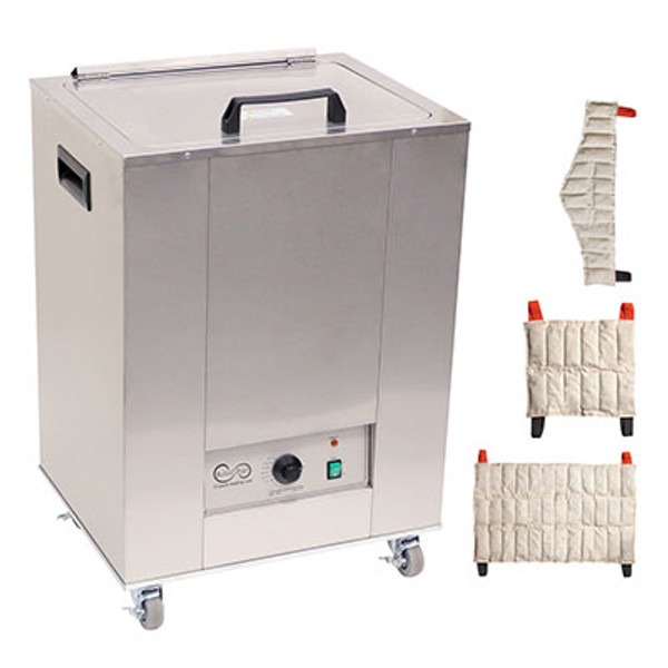 Relief Pak Heating Unit, 12-pk Mobile w/ (4) STD, (4) Neck, (2) Oversize, 110V