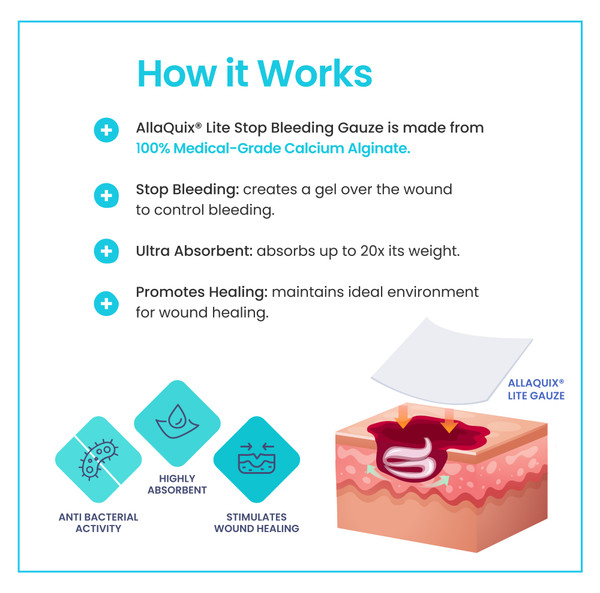AllaQuix®  Stop Bleeding Bandage Variety PK