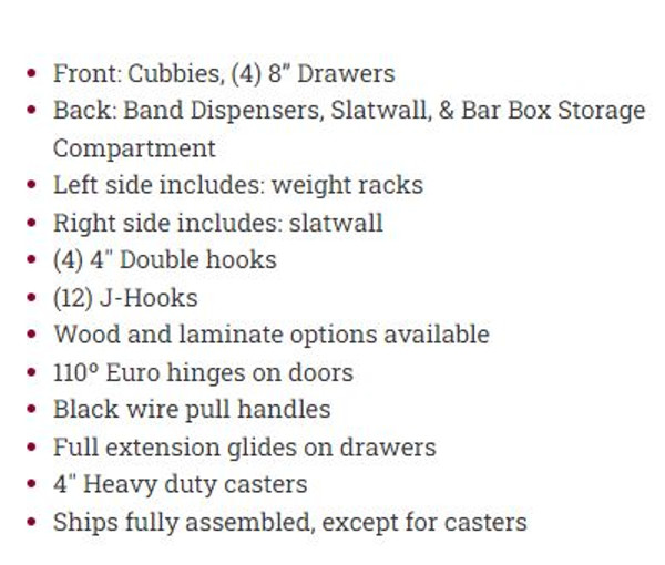 Pivotal Multi-Purpose Cart 32"W x 32"D x 72"H Laminate