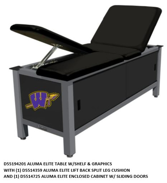 Pivotal Aluma Elite 70° Lift Back and Split Leg Cushion