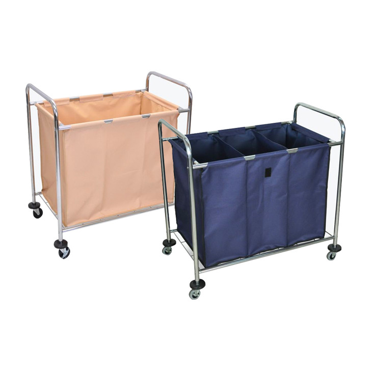 Luxor Steel Laundry Cart