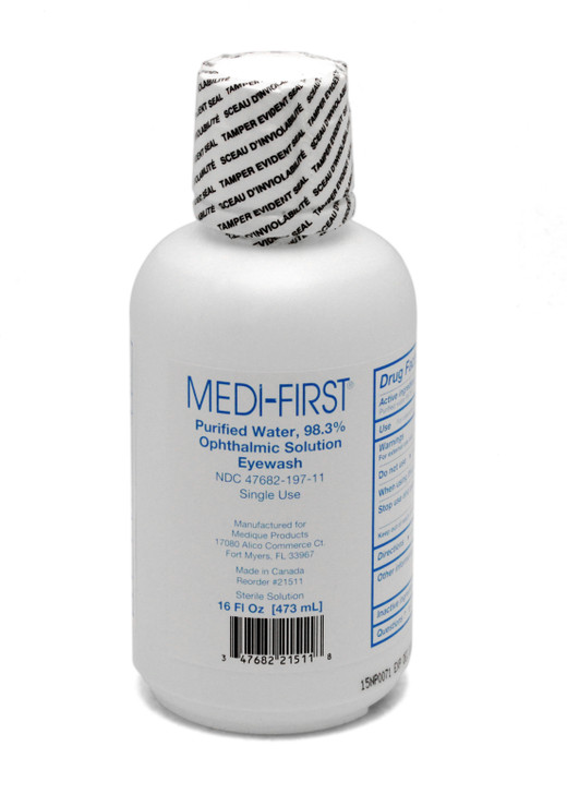 Eye Wash Replacement 16oz Solution Bottle