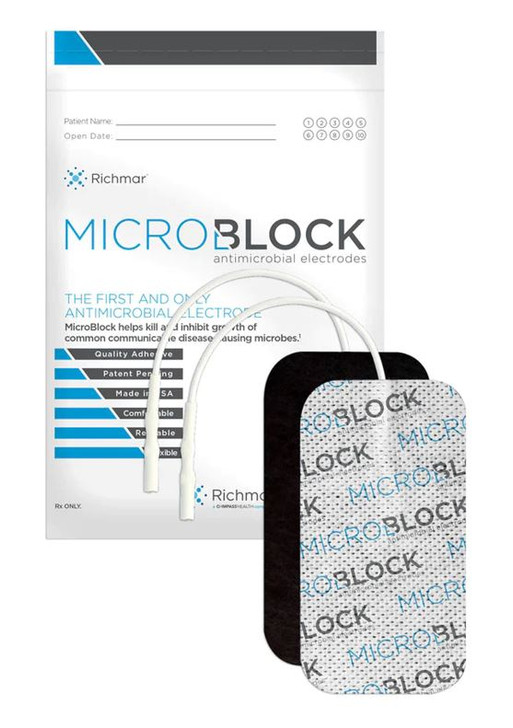 Richmar Microblock Electrodes 3" x 5" Cloth 2/PK