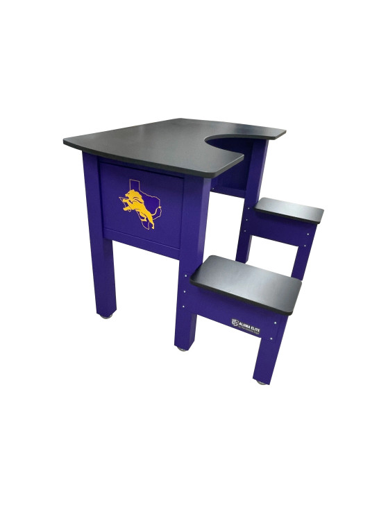 Aluma Elite Single Whirlpool Table 34"H w/Graphics