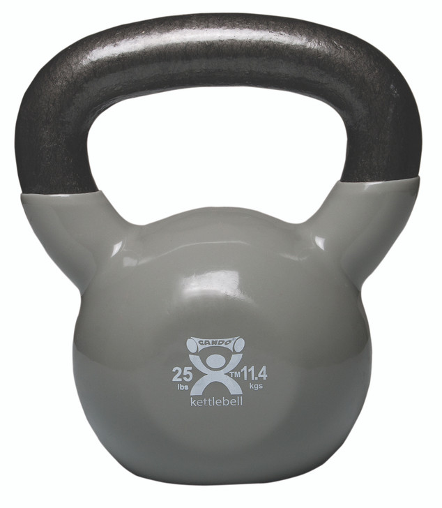 Kettlebell 25lb Silver