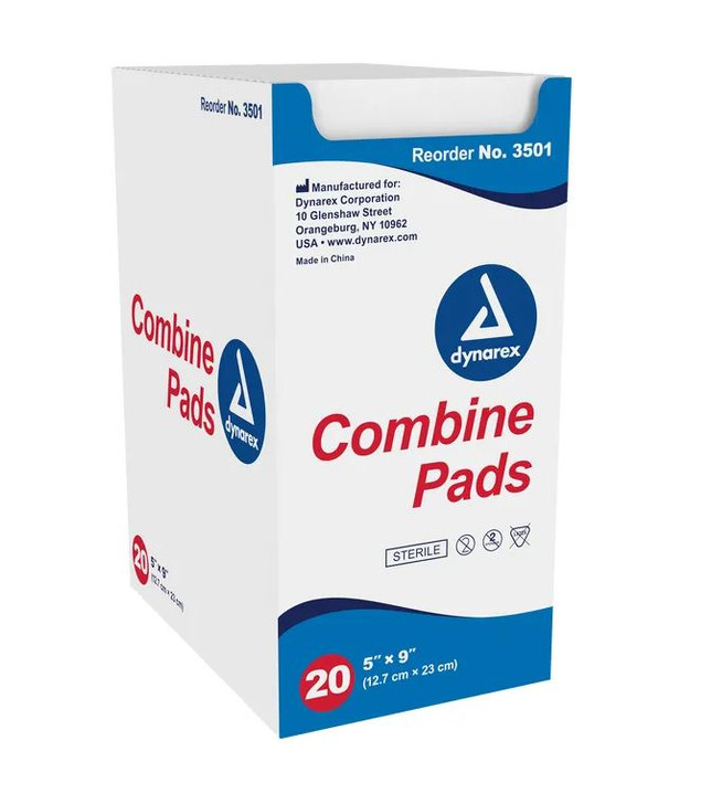 Sterile Combine Pad 5"x9" 20/box