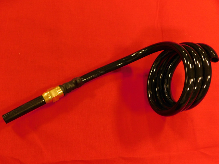 Tilt Valve w/ Barb & 3/8" Coil Black Hose