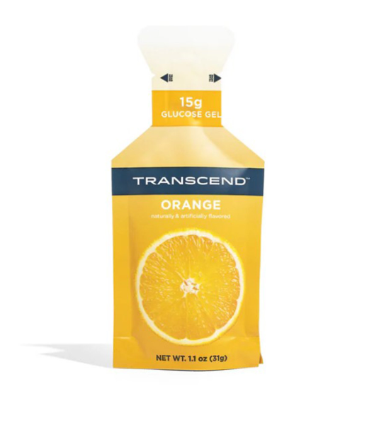 Glucose Supplement Transcend 3 Per pack Gel Oragne Flavor