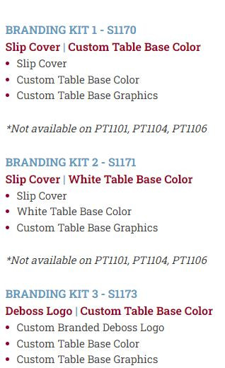 THERA-P™ 2 Section 27" Top Configuration