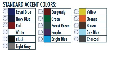 Stationary Cabinet w/ 4 Band Dispensers, Slatwall, & Graphics