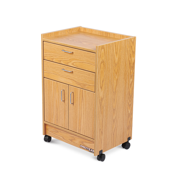 Hausmann Monster Cart, Oak, Double Doors