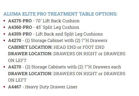 Aluma Elite Pro Table w/Shelf & Graphics