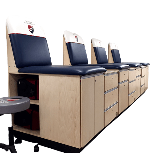 Tilt Taping Station 4 Seat Wood (Color)