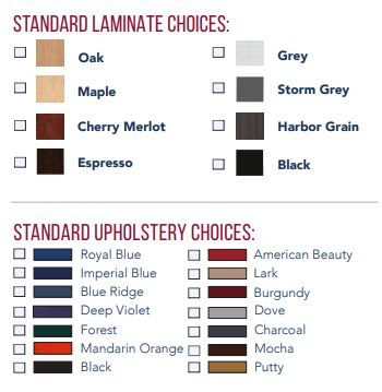 Tilt Taping Station 5 Seat Laminate (Color)