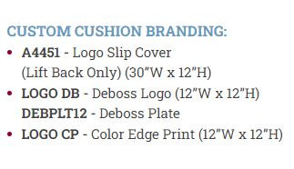 Pivotal Aluma Elite Pro 70° Lift Back & Split Leg Cushion