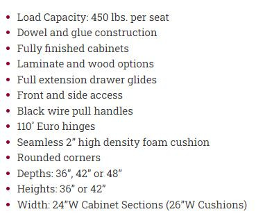 Pivotal 5 Seat Flat Taping Station 42" x 42"D Laminate (Color)