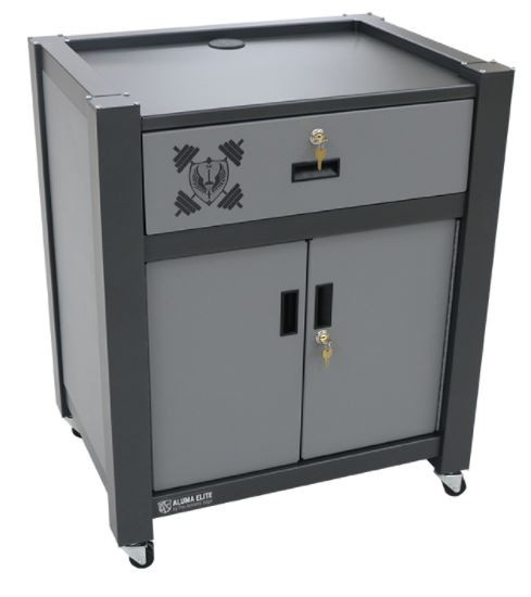 Aluma Elite Modality Cart 31" 1 Dwr/2 Drs w/Graphics