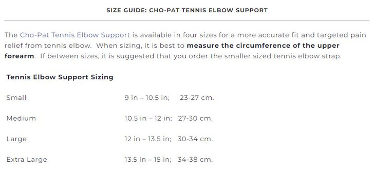 Cho-Pat Elbow Splint