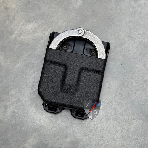 Handcuff Case for Standard Color: Plain Black Hardware Finish