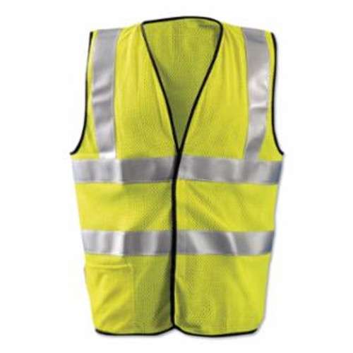 OCCUNOMIX PREM FL DUAL STRIPE MESHVEST ANSI CL 2 YLW L LUX-SSFGCFR-Y4X
