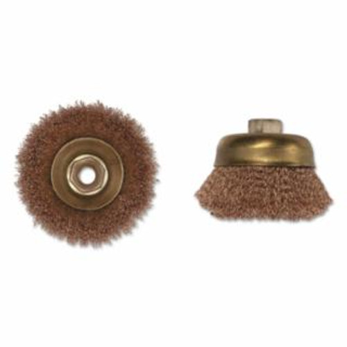 AMPCO SAFETY TOOLS 4" .014 CRIMPED WIRE CUPBRUSH W/5/8"-11 T