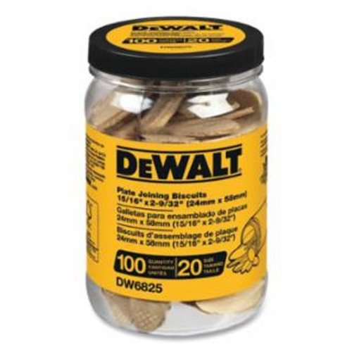 DEWALT® TUBE BISCUITS - SIZE 20