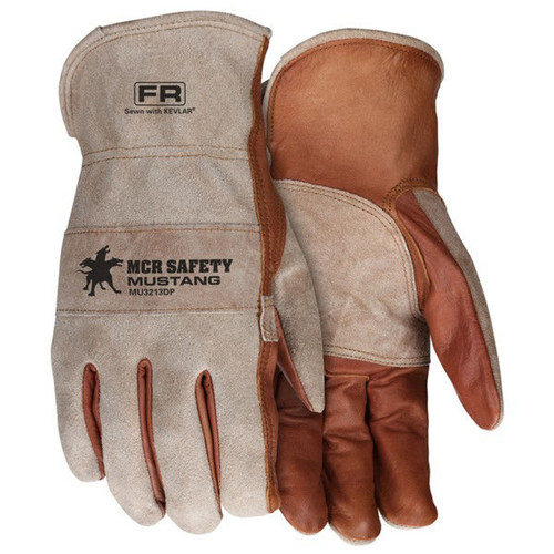 MCR SAFETY MUSTANG DRIVER UTILITYGLOVE  SEWN W/KEVLAR
