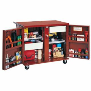 CRESCENT JOBOX® ROLLING WORK BENCH W/TWO2-1/2"D.DRAWERS&2SHELVES