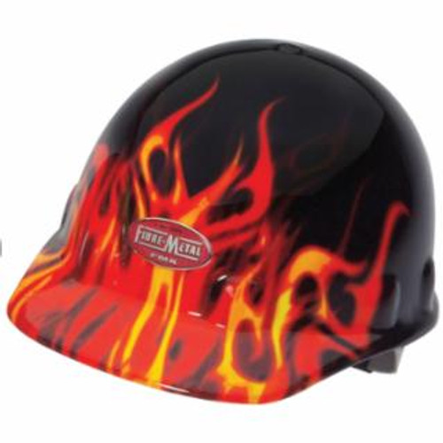 HONEYWELL FIBRE-METAL® FMX FLAME CAP STYLE HARDHAT W/3-R RATCHET HEADBA
