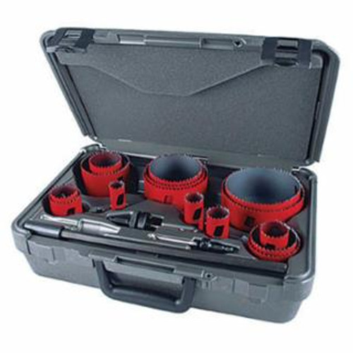 M.K. MORSE 19PC. INDUSTRIAL HOLE SAW KIT W/CASE