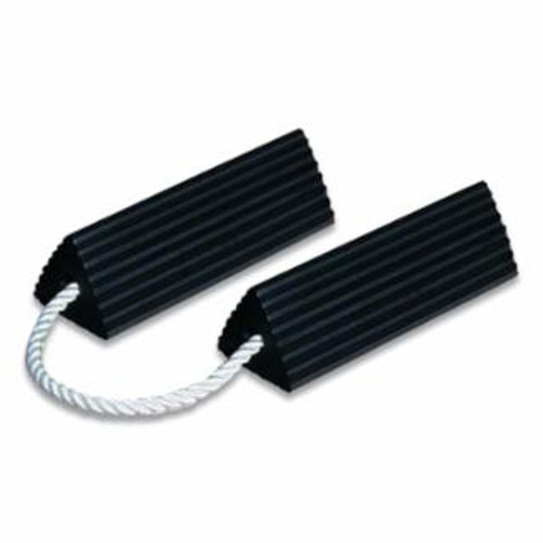 CHECKERS WHEEL CHOCKAVIATIONRBR15"X5"X4.33"ROPED PAIR