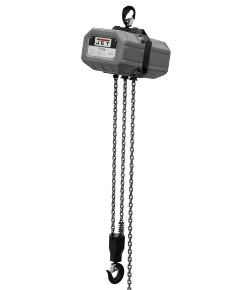 JET 1SS-1C-20 1T ELEC HST 20' LIFT 1PH SHEXP 112000