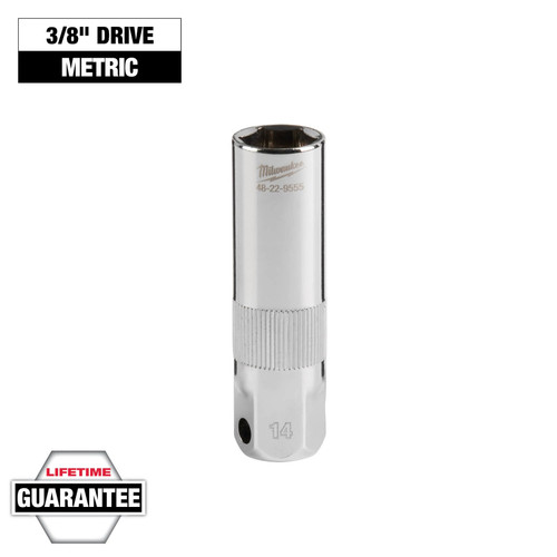 Milwaukee 48-22-9555 3/8" Drive 14MM Spark Plug Socket