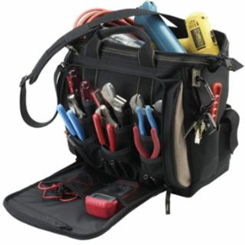 CLC CUSTOM LEATHER CRAFT 13" MULTI-COMPARTMENT TOOL CARRIER