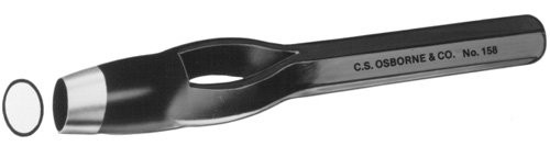 C.S. OSBORNE 01838 SIZE 14 OVAL DRIVEPUNCH