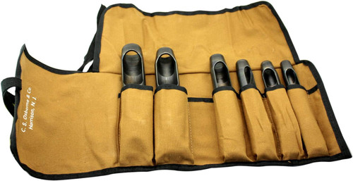 C.S. OSBORNE 01520 6PC. BELT PUNCH SET NO.S 2-4-6-