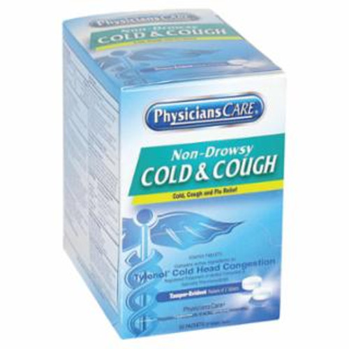 FIRST AID ONLY PHYSICIANSCARE COLD & COUGH- 50X2/BOX