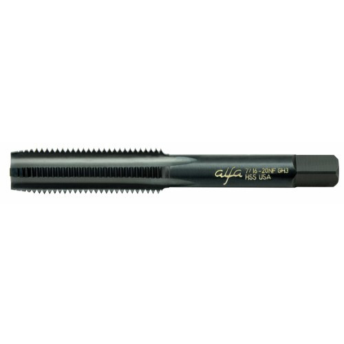 Alfa Tools HTP80037 7/16-20 HS Black Oxide Alfa USA Hand Tap Plug