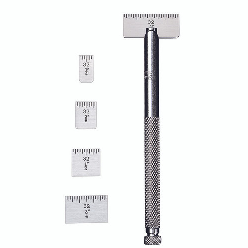 L.S. STARRETT S423Z 5 RULES W/HOLDER I