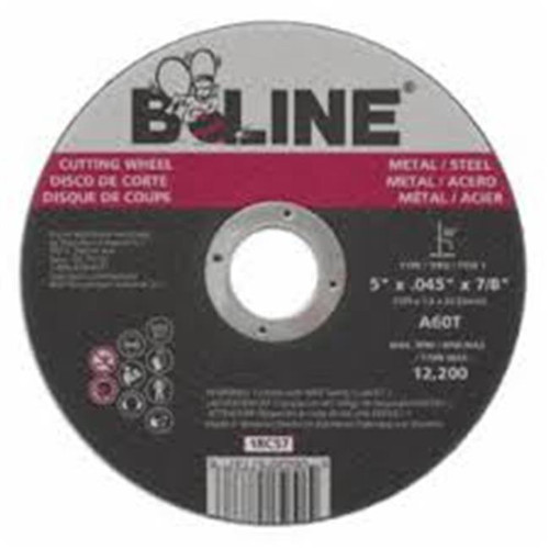 B-LINE ABRASIVES T27 4X1/8X5/8 GRINDING WHEEL