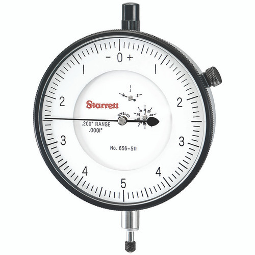 L.S. STARRETT 656-511J 3-5/8" DIAL IND