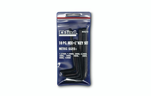 WRIGHT TOOL 9 PIECE L KEY SET METRICSHORT ARM IN POUCH
