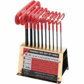 EKLIND TOOL 6" 10 KEY BENCH STAND SET T-HDL ALEN