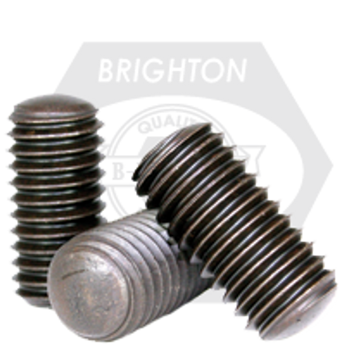 #4-48 x 1/8" Socket Set Screws Oval Point, Fine, Alloy, Black Oxide, Qty 100