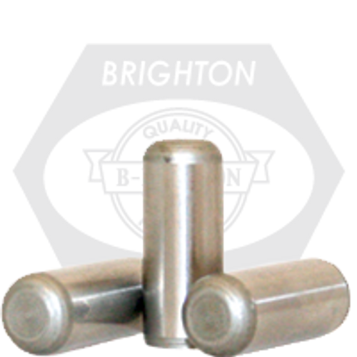 3/8" x 1 1/4" Dowel Pins, Alloy, Oversize, Qty 100