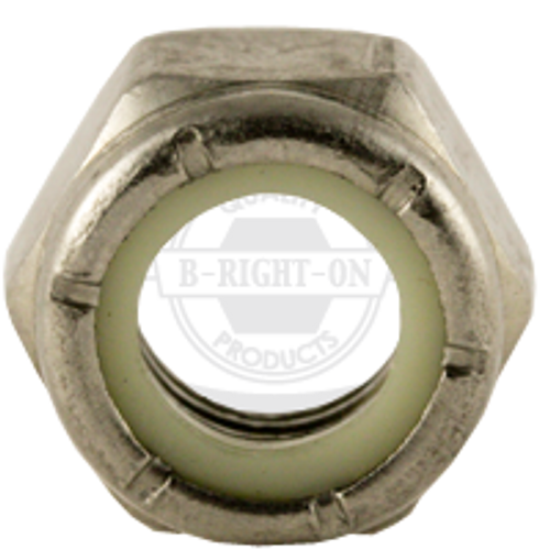 1"-14 UNS Ne (Standard) Nylon Insert Locknuts, Fine,(UNS) 316 Stainless Steel, Qty 25