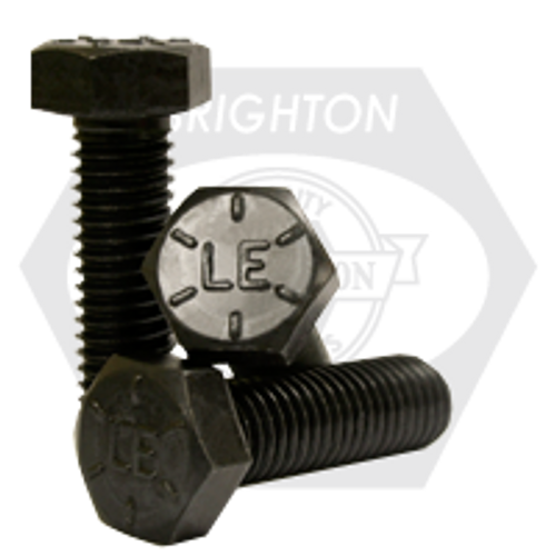 7/16"-14 x 3 3/4" Hex Cap Screws Grade 8, Coarse, Alloy, Plain (USA), Partially Threaded, Qty 25